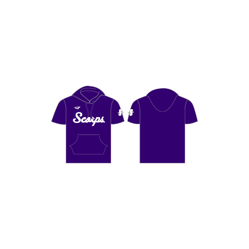 Sublimated Stealth Hoodie - Script Powder - Purple